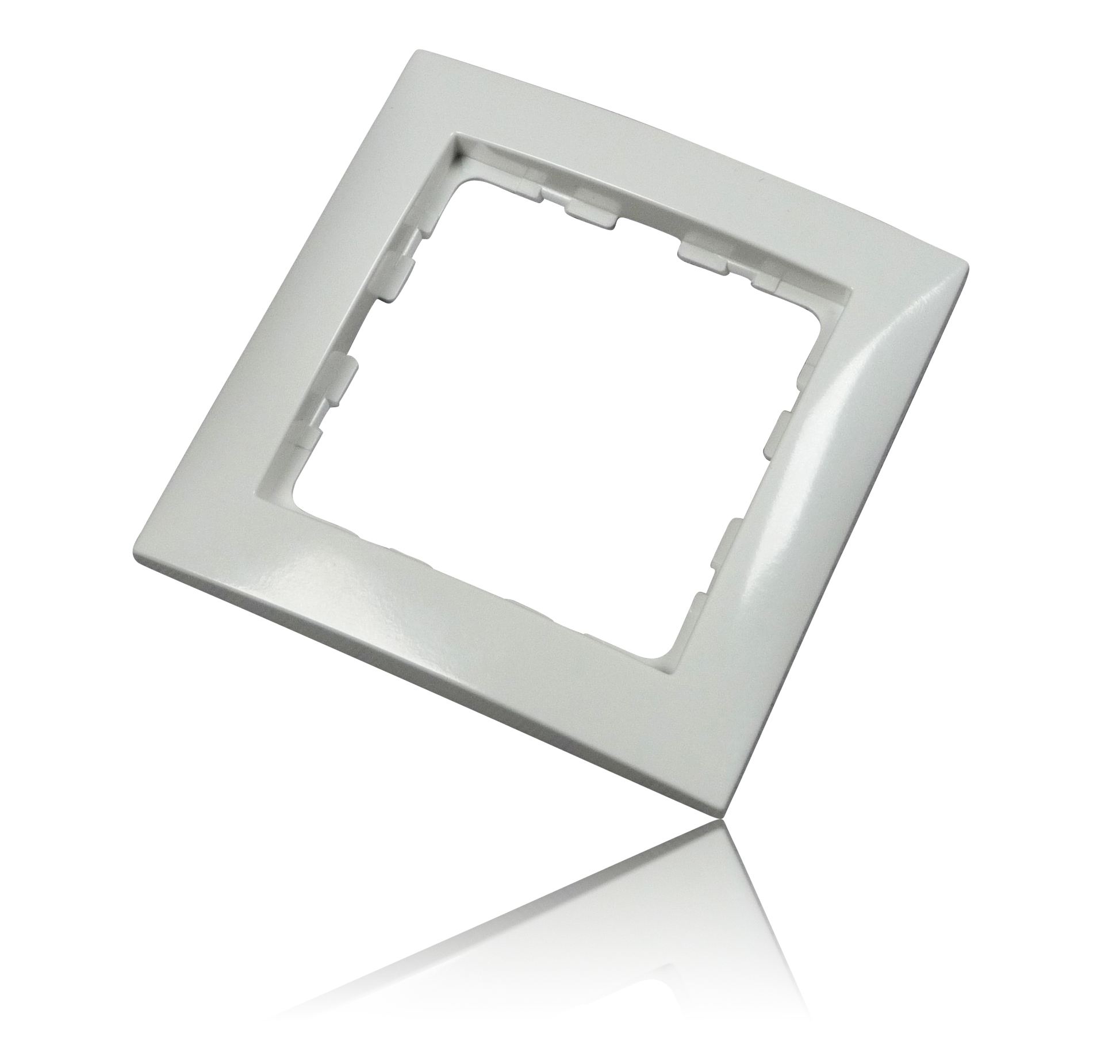 Cover frame for 1-Wire flush-mounted living space sensors for switch ranges from Berker