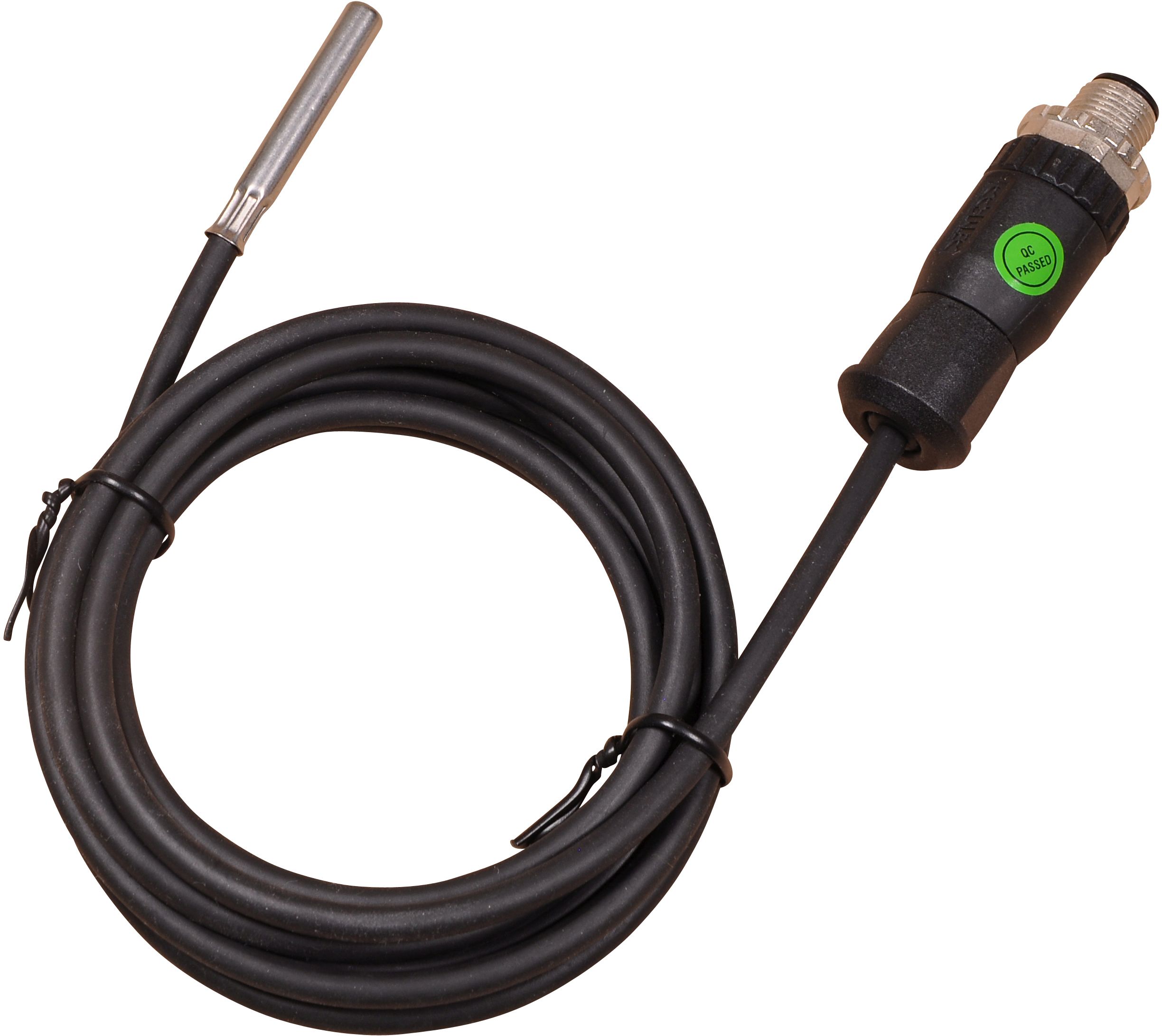 M12 1-Wire Kabel Sensor Pro, Premium, DS18S20, wasserdicht, PUR Anschlusskabel M12 Stecker
