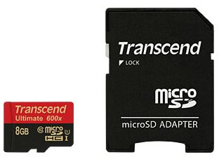 microSD Transcend 8GB