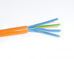 Cable, silicone cable SIHF-J 3x0,75mm² Temperature resistant